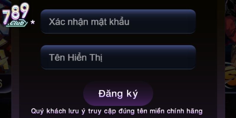 Những yếu tố cần đảm bảo khi đăng ký 789Club 