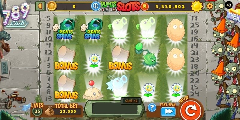 Ưu điểm của Plants vs Zombies Slots